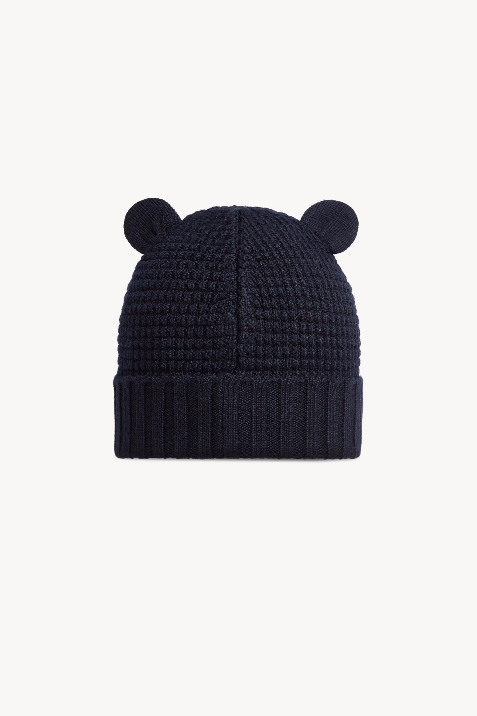 Gorro de lana con orejas de osito de peluche De Género Neutro Azul marino Moncler 3
